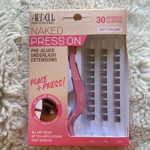 Brand New ARDELL Press On Pre-Glued Underlash Extensions. No Glue Needed.